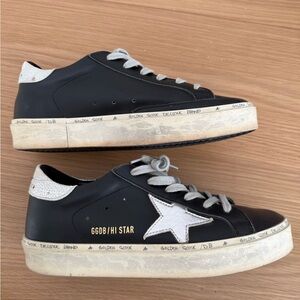 Golden Goose Black Hi Star Sneakers
